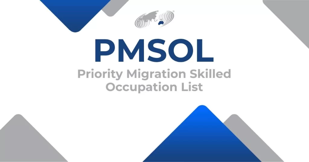 Is your occupation listed in the Priority Migration Skilled Occupation List (PMSOL)